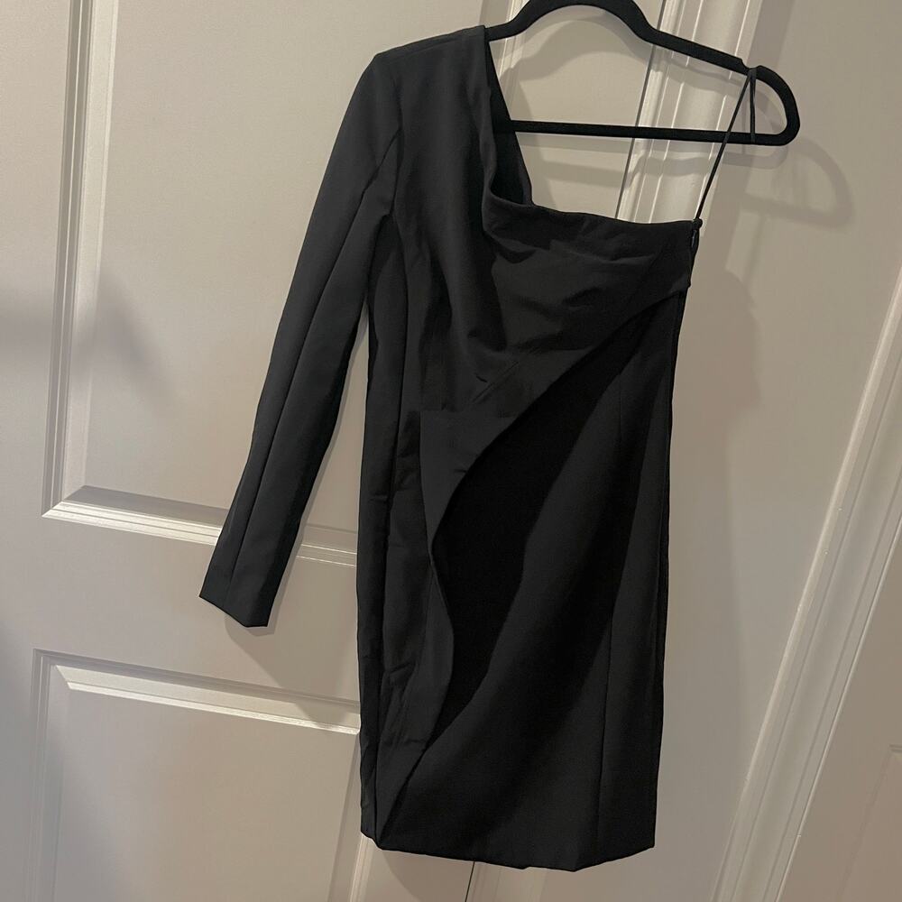 Yigal Azrouel $990 SIZE 4 One Shoulder Dress